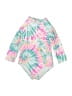Limited Too Tie-dye Pink One Piece Swimsuit Size 6X - photo 1