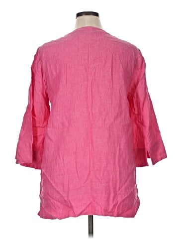 Lands' End 3/4 Sleeve Blouse (view 2)