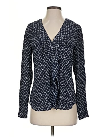 Veronica Beard Long Sleeve Silk Top (view 1)