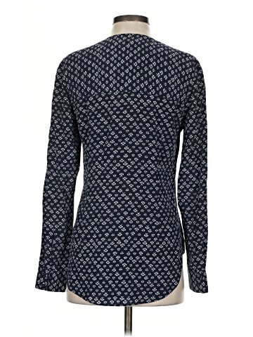 Veronica Beard Long Sleeve Silk Top (view 2)