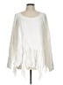 Free People 100% Cotton White Pullover Sweater Size L - photo 1
