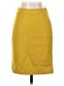 J.Crew 100% Wool Solid Yellow Wool Skirt Size 0 (petite) - photo 1