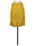J.Crew 100% Wool Solid Yellow Wool Skirt Size 0 (petite) - photo 2