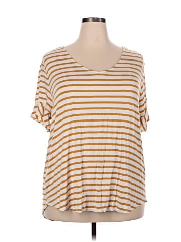 Green Envelope Short Sleeve Top (view 1)