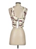 BCBGMAXAZRIA 100% Polyester Ivory Sleeveless Blouse Size 0 - photo 2