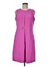 Halston Pink Casual Dress Size 8 - photo 1