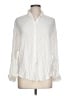 BeachLunchLounge 100% Rayon Ivory Long Sleeve Button-Down Shirt Size L - photo 1