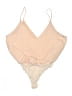 Dina Be 100% Polyester Tan Bodysuit Size M - photo 1