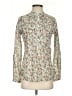 Chaudry Floral Ivory Long Sleeve Blouse Size S - photo 1