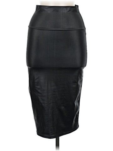 Finejo Faux Leather Skirt (view 1)
