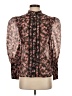 Keepsake Brown Long Sleeve Blouse Size XS - photo 1