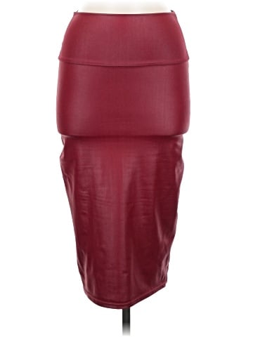 Finejo Faux Leather Skirt (view 1)