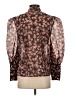 Keepsake Brown Long Sleeve Blouse Size XS - photo 2