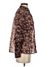 Keepsake Brown Long Sleeve Blouse Size XS - photo 4