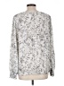 Worthington 100% Polyester Silver Long Sleeve Blouse Size L - photo 2