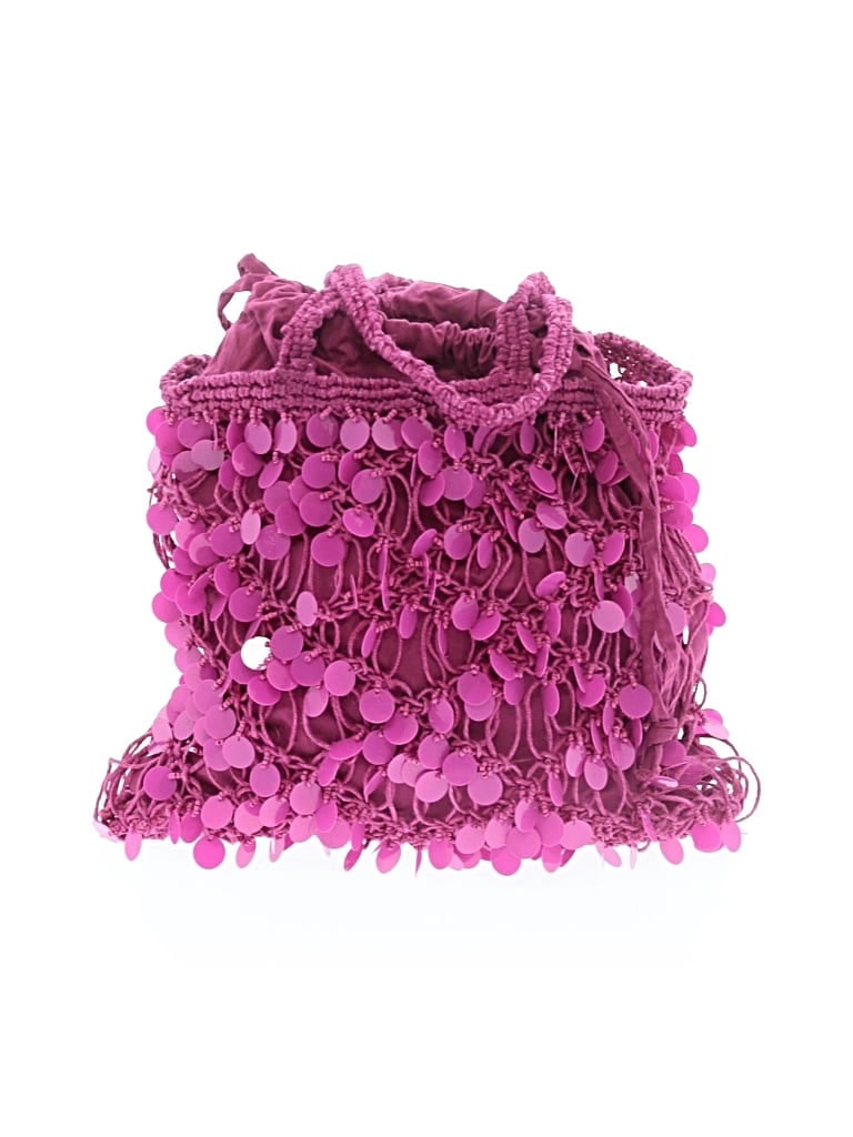 Pre-owned Zara Bucket Bag In Purple