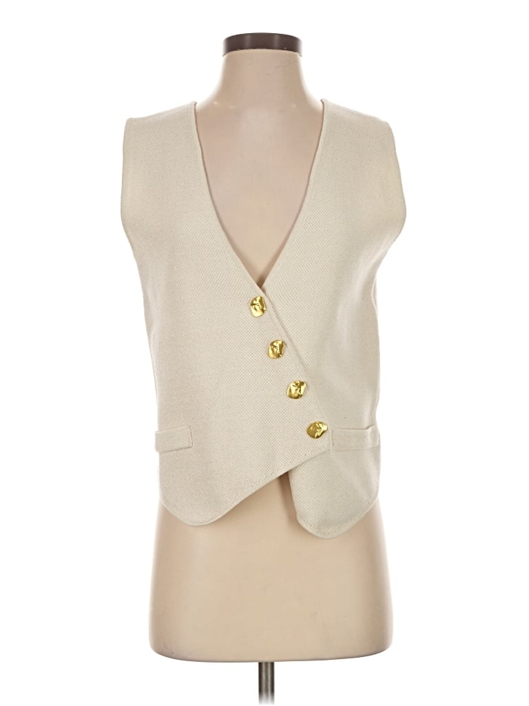 Pre-owned Commense Vest In Ivory