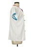Kathie Lee Color Block White Short Sleeve Blouse Size 10 - photo 4