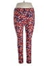 Lularoe Print Red Leggings Size 1X (Tall & Curvy) - photo 1