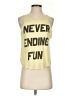 Wildfox 100% Cotton Yellow Tank Top Size XS - photo 1