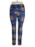 Lularoe Print Blue Leggings Size 1X (Tall & Curvy) - photo 2