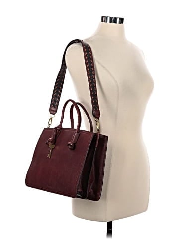 Fossil Leather Satchel (view 2)