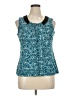 Croft & Barrow Teal Sleeveless Blouse Size XL - photo 1