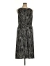 Halogen 100% Polyester Paisley Gray Casual Dress Size 1X - photo 1