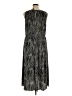 Halogen 100% Polyester Paisley Gray Casual Dress Size 1X - photo 2