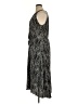 Halogen 100% Polyester Paisley Gray Casual Dress Size 1X - photo 5