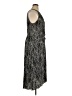 Halogen 100% Polyester Paisley Gray Casual Dress Size 1X - photo 4