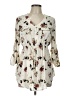 J for Justify 100% Polyester Ivory Casual Dress Size L - photo 1