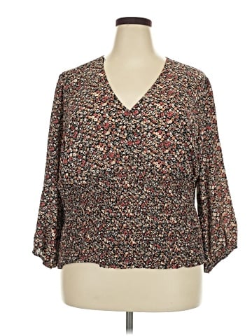 Eclair 3/4 Sleeve Blouse (view 1)
