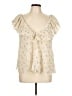Ganni 100% Polyester Ivory Sleeveless Blouse Size EU 42 / US 12 - photo 1