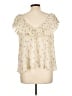 Ganni 100% Polyester Ivory Sleeveless Blouse Size EU 42 / US 12 - photo 2
