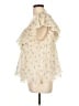 Ganni 100% Polyester Ivory Sleeveless Blouse Size EU 42 / US 12 - photo 5