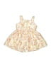 Little Lass 100% Polyester Floral Yellow Dress 9-12 MO / 12 MO - photo 2