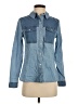 Forever 21 Blue Long Sleeve Button-Down Shirt Size S - photo 1