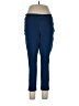 Hue Solid Blue Jeggings Size L - photo 1