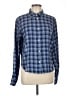Gap Plaid Blue Long Sleeve Button-Down Shirt Size L (tall) - photo 1