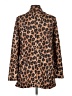Dana Buchman Animal Print Brown Blazer Size L - photo 2