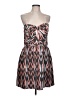 Guess 100% Polyester Chevron-herringbone Orange Cocktail Dress Size 12 - photo 1
