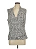 Liz Claiborne Silver Sleeveless Blouse Size L - photo 1