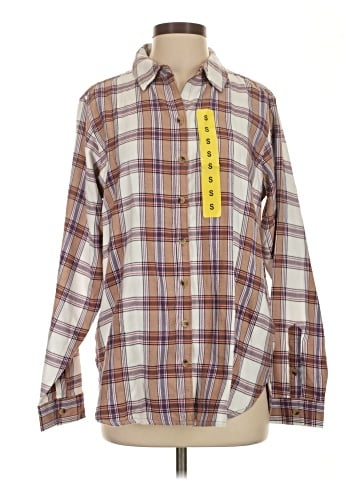 Jachs Girlfriend Long Sleeve Button-Down Shirt (view 1)