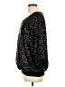 Zara 100% Polyester Black 3/4 Sleeve Top Size M - photo 5
