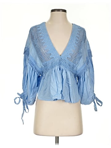 Free People 3/4 Sleeve Blouse (view 1)