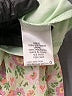 Knit Works 100% Polyester Floral Green Dress Size 10 - photo 4