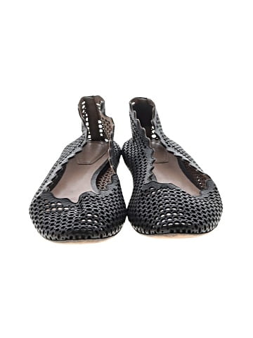 Chloé Perforated Leather Lauren Scalloped Ballet Flats (view 2)