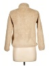 Uniqlo 100% Polyester Solid Gold Ivory Faux Fur Jacket Size 13 - photo 2