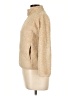 Uniqlo 100% Polyester Solid Gold Ivory Faux Fur Jacket Size 13 - photo 5